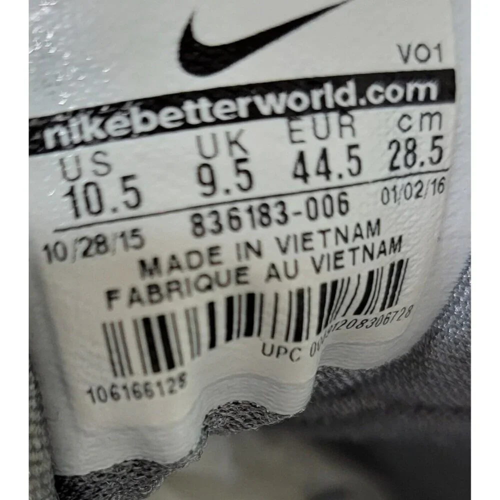 Nike Kobe 11 Xi Lower Merion Aces Men's Gray Athletic Shoes Lace Up Size 10.5 - Picture 10 of 11